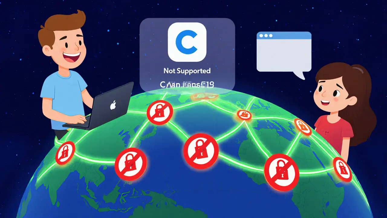 Coinbase Geographic Crypto Restrictions by Country: What’s Allowed and What’s Blocked