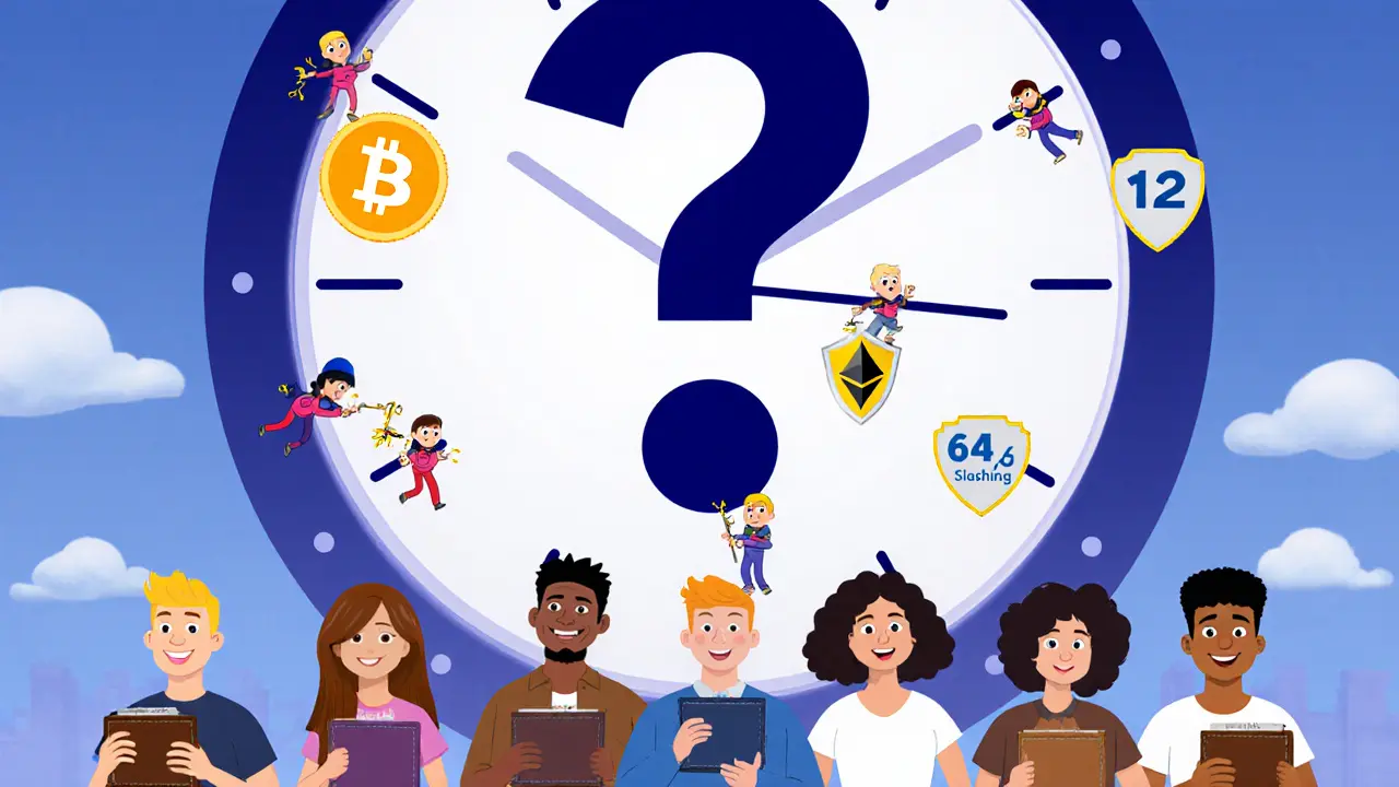 Users holding different blockchains as confirmations count up, hackers failing to bypass security layers.