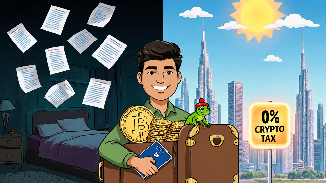 How Indian Crypto Traders Moved to Dubai to Avoid 30% Tax