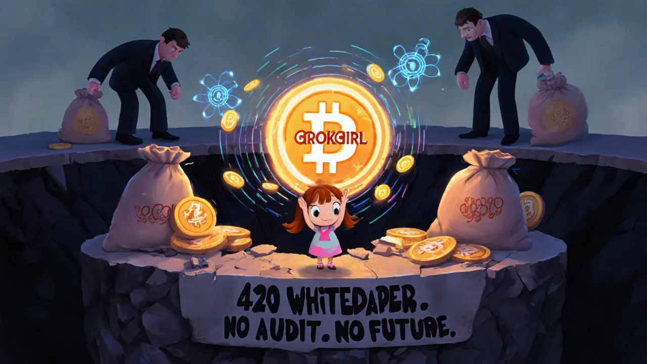 What is Grok Girl (GROKGIRL) crypto coin? The truth behind the meme coin with 420 quadrillion tokens