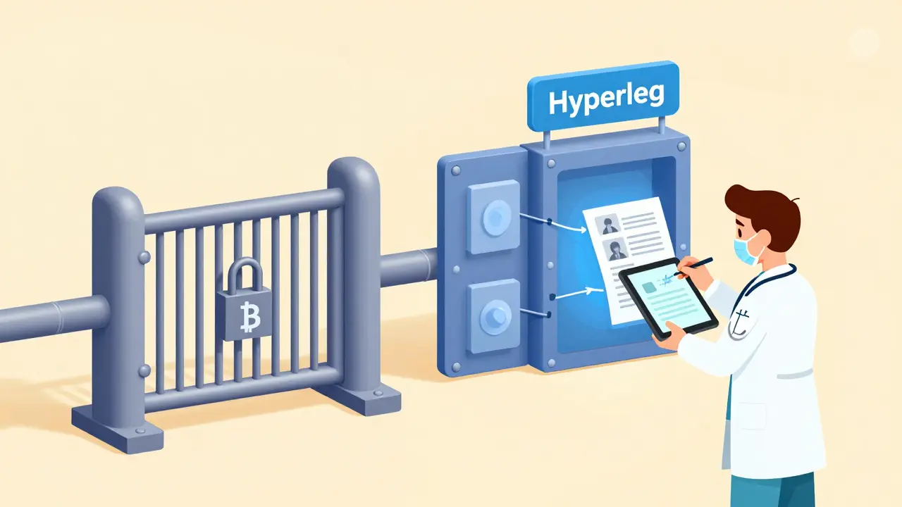A split blockchain system showing rigid public chains and flexible private chains with off-chain data deletion.