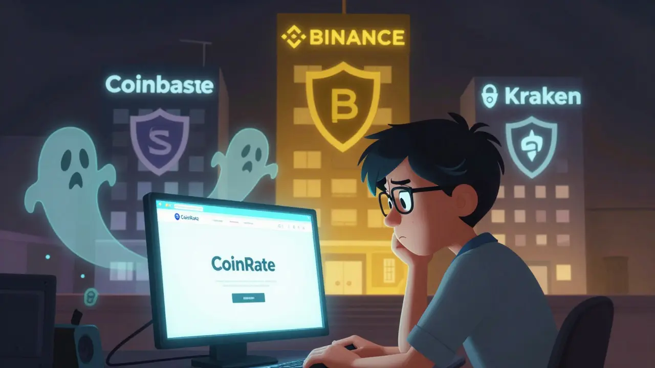 Coinrate Crypto Exchange Review: Why It Doesn't Exist and What to Use Instead
