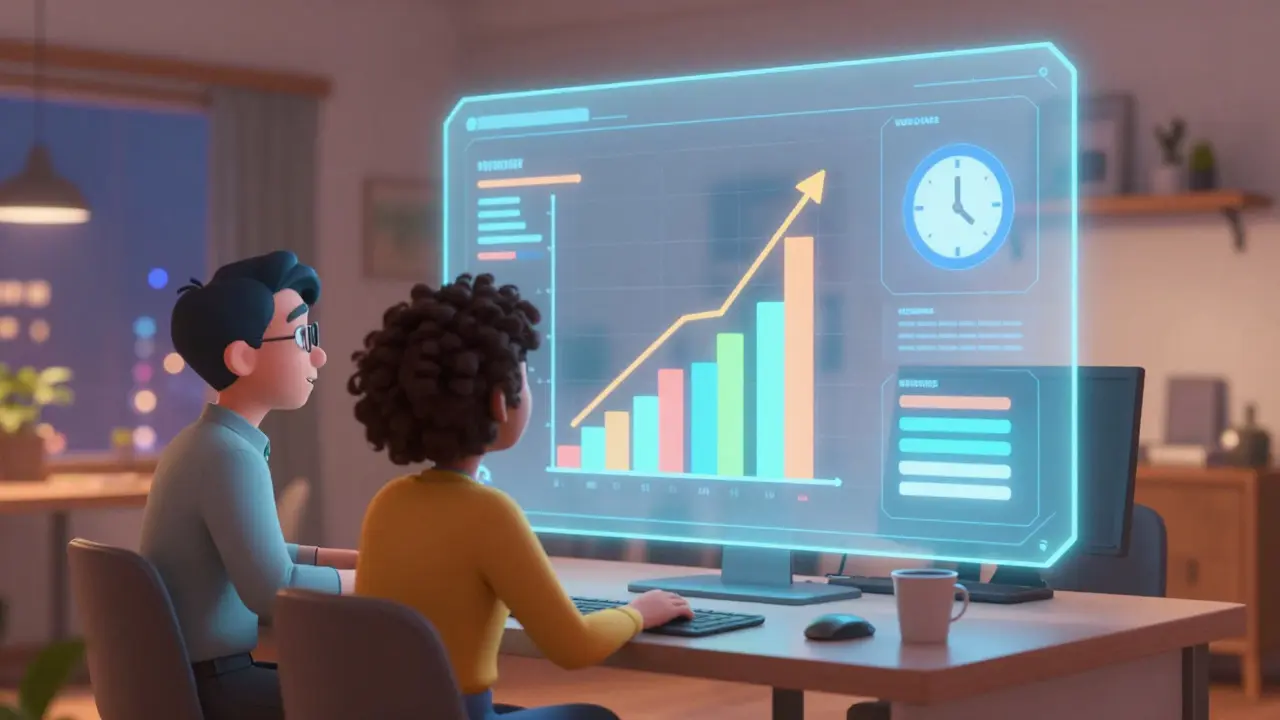 Traders analyzing crypto derivatives strategy together