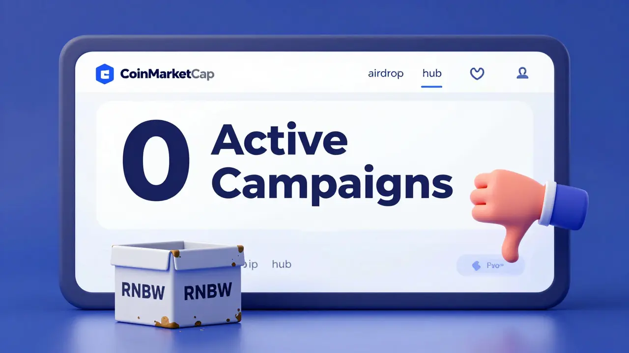 Digital dashboard showing zero active airdrops for HaloDAO tokens